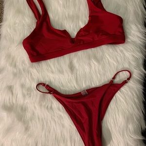 Red bikini